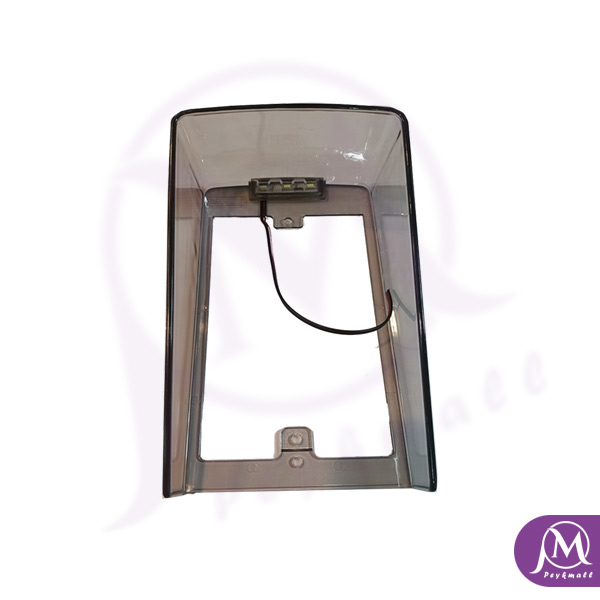 بارانگیر شیشه ای با ال ای دی ماهان